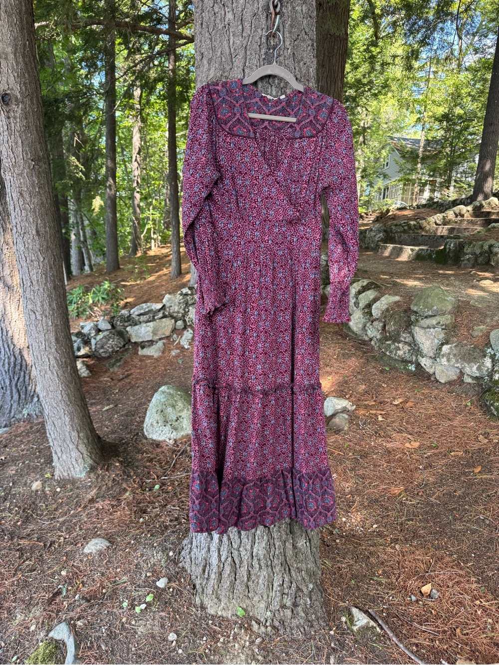 Fat Face Boho Longsleeve Maxi Dress 10 - Picture 11 of 16